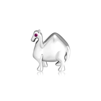 CKK 100% 925 сребро Лъки Camel Charm САМ е Подходящ за Направата на Гривни с Висулки