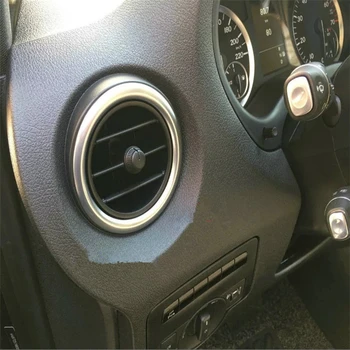 WELKINRY за Benz VITO W447 2014 2015 2016 2017 2018 2019 Metris ABS хромирана предна конзола климатик на изхода отдушник покритие