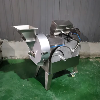 Търговско електрическа Машина на Вятъра хранене машини Овощерезки неръждаема стомана Слайсера овощерезки нарязване на Кубчета машина