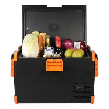 Популярният 32-литров преносим мини-домакински козметични автомобилен хладилник хладилник