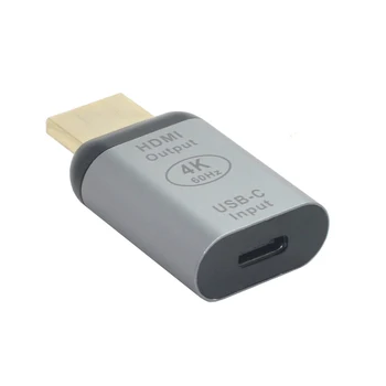 Jimier USB-C USB-3.1 Тип C Женски Източник за HDMI Приемник HDTV Ultra HD Адаптер 4K 60hz Ultra HD 1080p за Таблет &