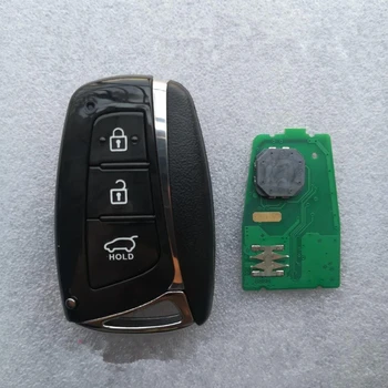 3 Бутон Автомобилен Бесключевой Ключ Дистанционно 433 Mhz с чип ID46 за HYUNDAI IX45 Genesis Santa Fe Equus Azera Tucson Smart Remote Key