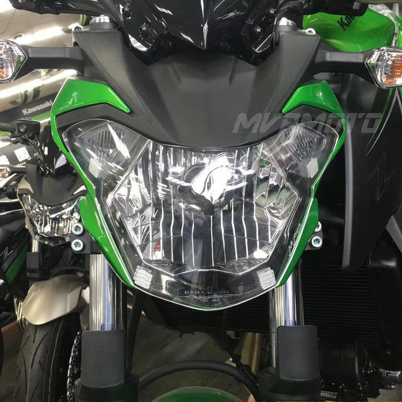 За KAWASAKI Z650 2017-2019 Капак Фарове Мотоциклет Защитен Екран Обектив Акрилна Защитна Капачка Лампа Изображение 1