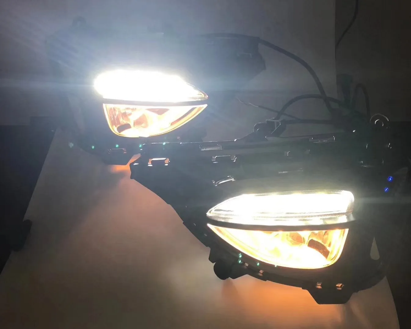автомобилна бамперная фар за Hyundai i20 дневна светлина y DRL автомобилни аксесоари LED светлини за Hyundai i20 фарове за мъгла Изображение 1