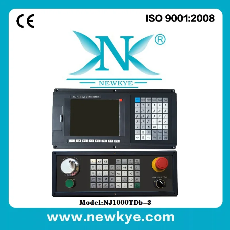 Newkye 3-аксиален струг/струг с CNC контролер/система за ЦПУ NJ1000TDB-3 Изображение 0