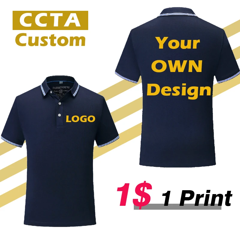 Лятна Евтина Тениска Поло с Къс Ръкав С Логото на 2021 г., Направено По Поръчка на Групата Компании, на Бродирани Топ С Логото на Изображение 1