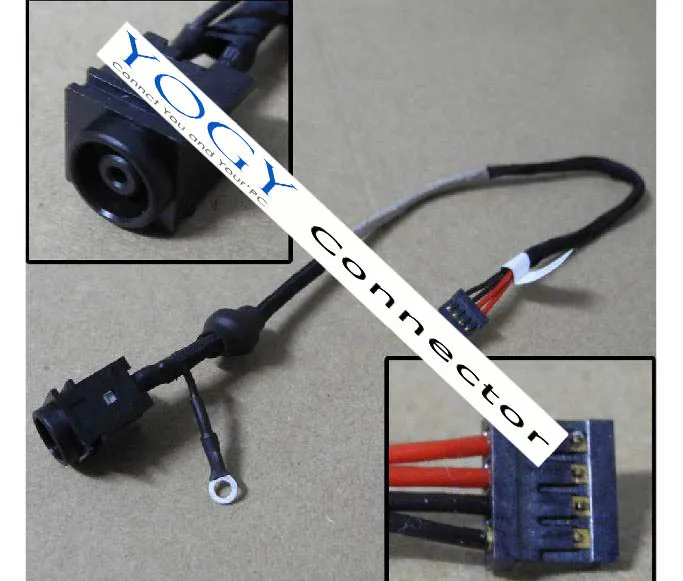 10x Нов Конектор за постоянен ток с кабел, подходящ за SONY MGCW152C CW15 CW16EC CW17EC CW26 Изображение 0