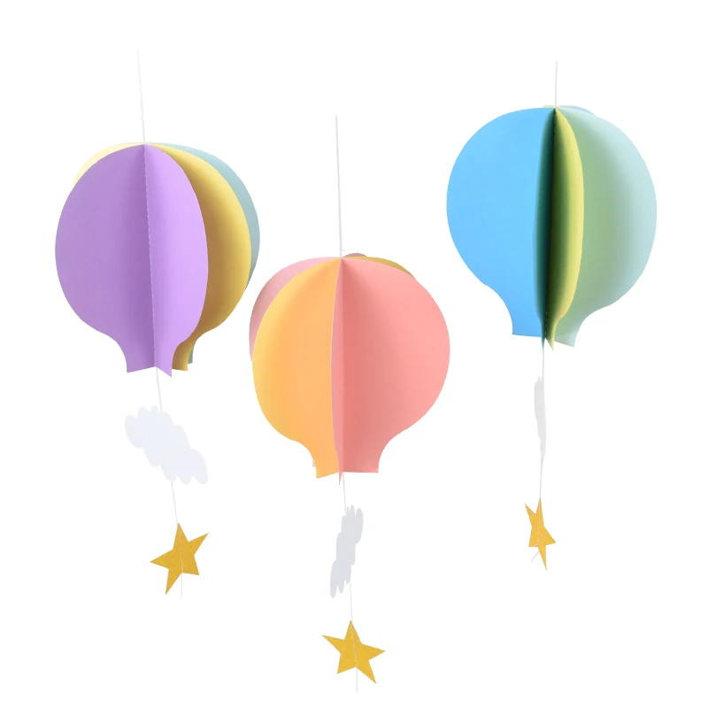 Балон Книжен Венец Висящи Украшения 3D Облак Балон, Висящ Декор Детски Душ Аксесоари За Парти В Чест на рождения Ден Изображение 2