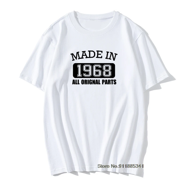 Мъжка тениска с оригинални детайли, направени през 1968 г., на 50-годишнината на 50-та Хумористични тениска Изображение 0