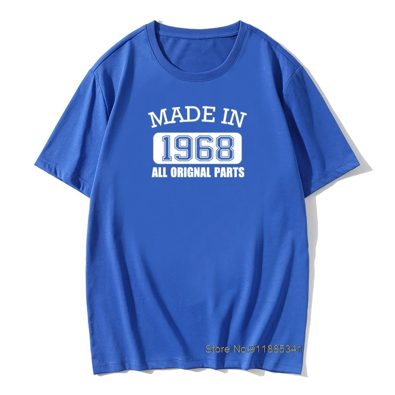 Мъжка тениска с оригинални детайли, направени през 1968 г., на 50-годишнината на 50-та Хумористични тениска Изображение 4