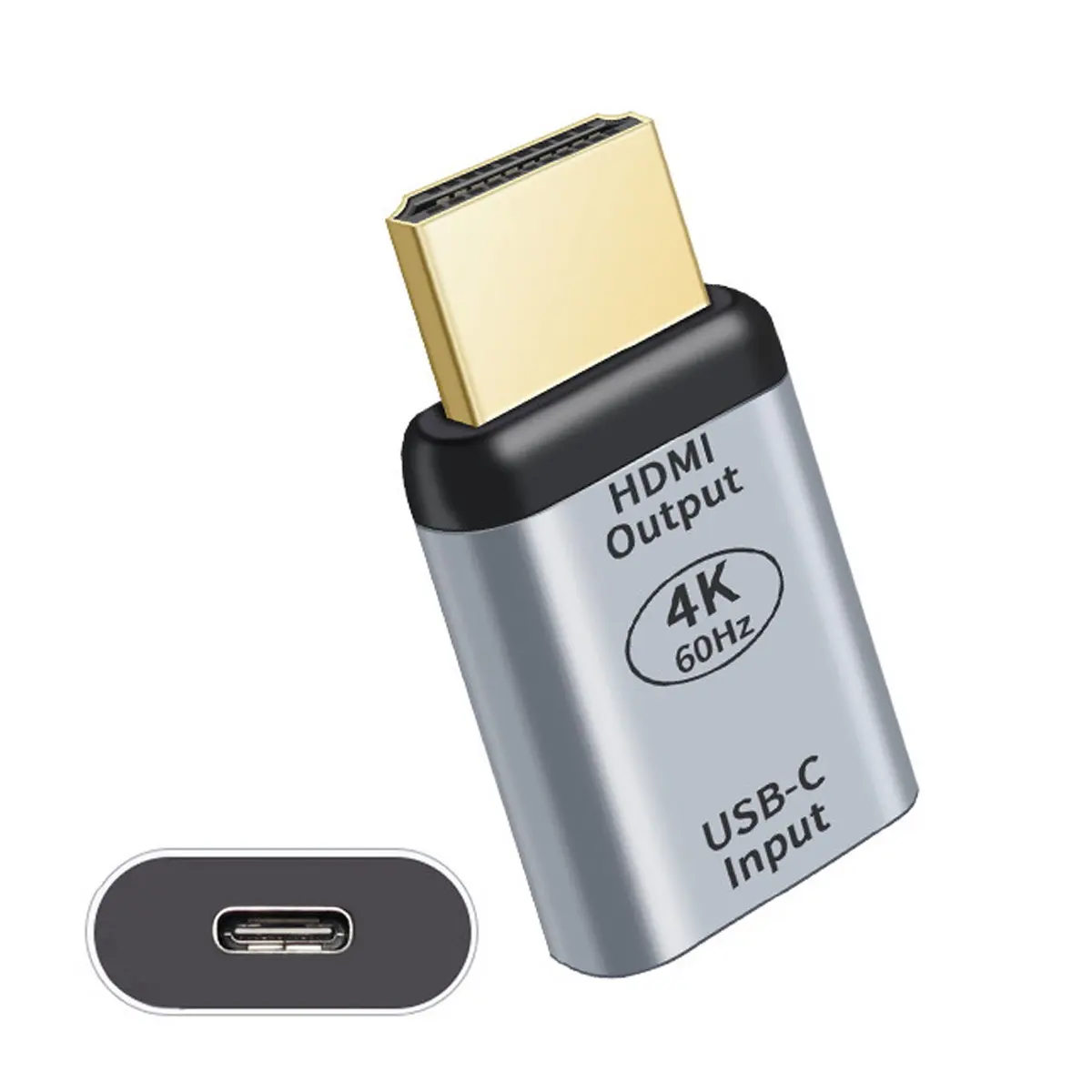 Jimier USB-C USB-3.1 Тип C Женски Източник за HDMI Приемник HDTV Ultra HD Адаптер 4K 60hz Ultra HD 1080p за Таблет & Изображение 2