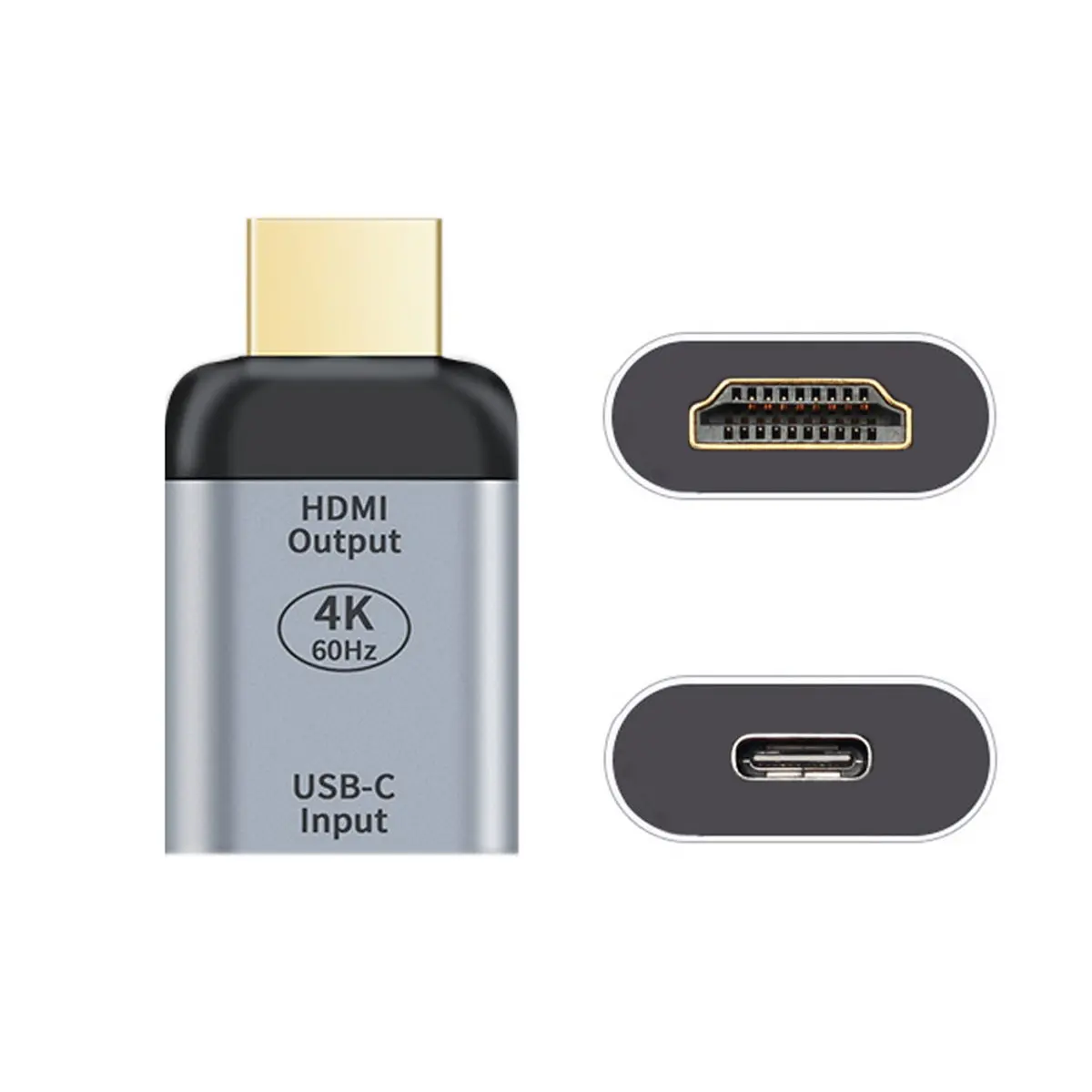 Jimier USB-C USB-3.1 Тип C Женски Източник за HDMI Приемник HDTV Ultra HD Адаптер 4K 60hz Ultra HD 1080p за Таблет & Изображение 3