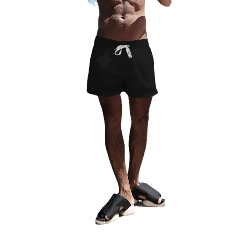 Летни мъжки и женски обикновена плажни панталони, бързо съхнещи шорти, мъжки тънки панталони за каране на сърф, ежедневни панталони S-4XL Изображение 4